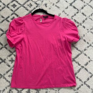 Jcrew Puff-sleeve crewneck T-shirt - large